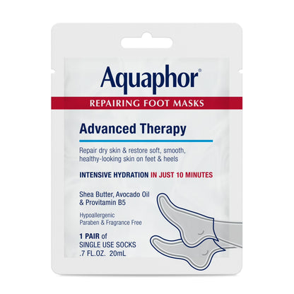 Repairing Foot Masks for Dry Feet, Moisturizing Socks with Shea Butter & Avocado Oil, 1 Pair