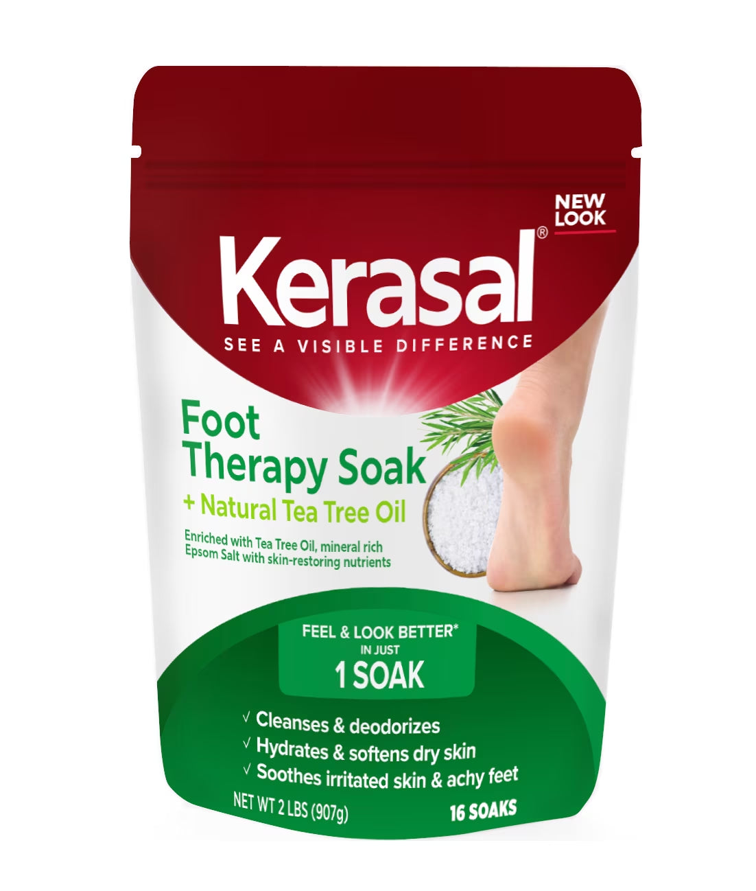 Foot Therapy Soak, Foot Soak for Achy, Tired and Dry Feet, 2 Lbs