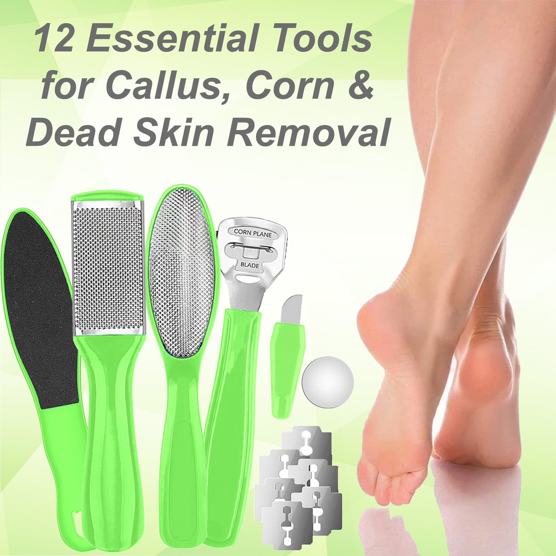 Dr. Entre'S 32-Piece Professional Pedicure Kit: 32 Pedicure Tools Supplies Set, Callus Remover for Feet, Foot File, Nail File Buffer, Foot Spa Products,